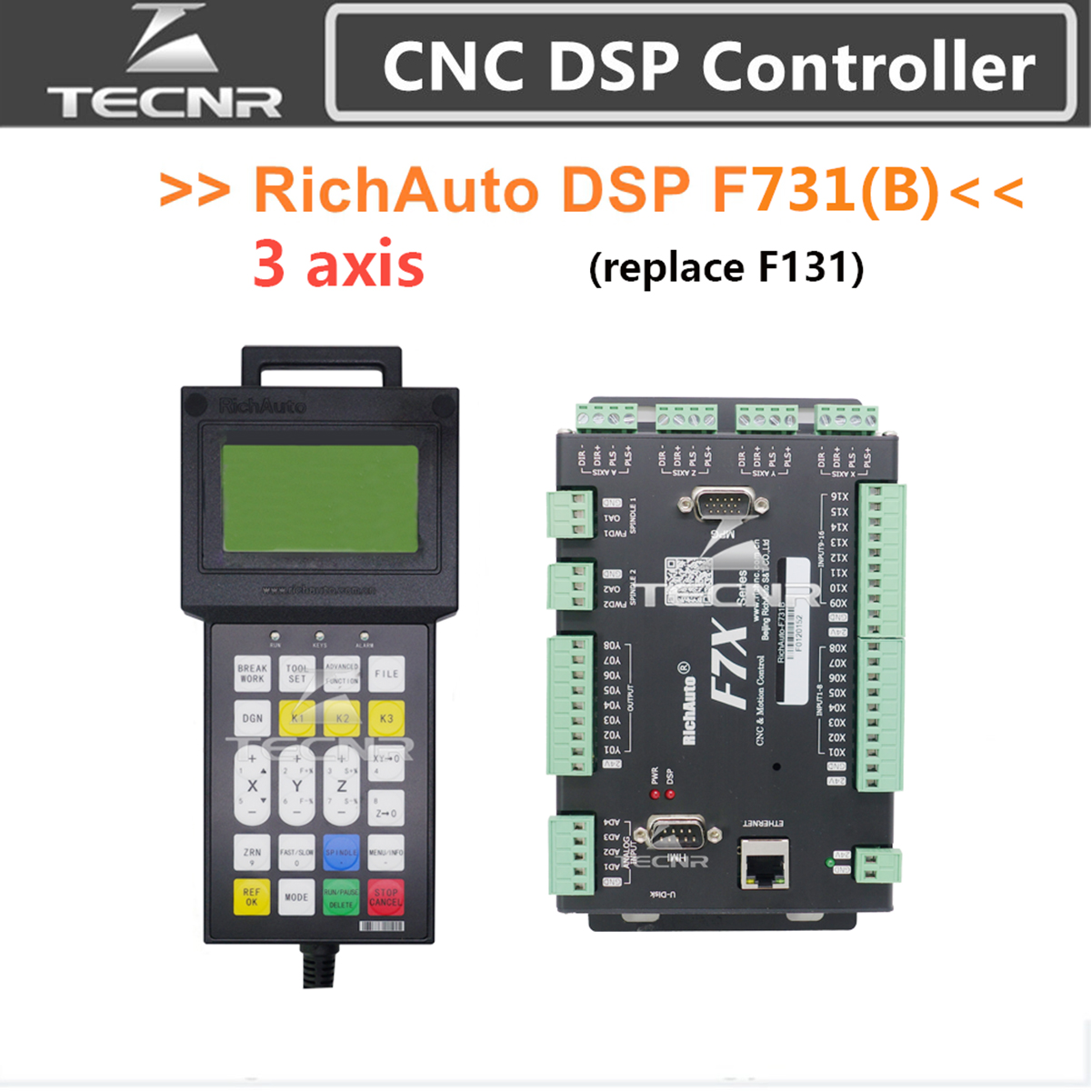 Richauto DSP F131 3 Trục Điều  - đánh giá và giá Richauto A11 Dsp Controller 3 Axis